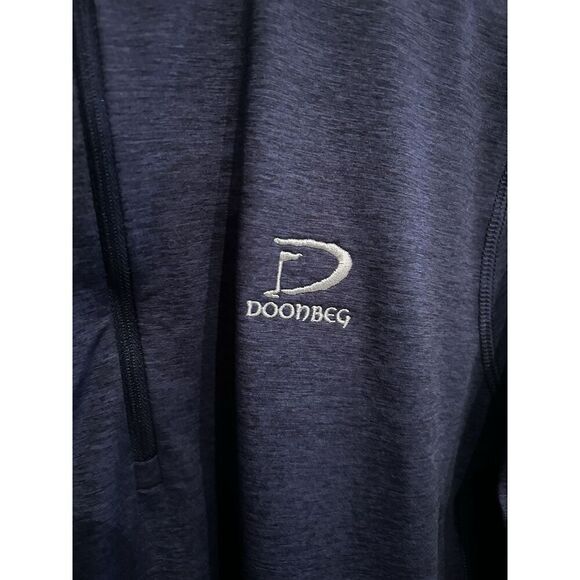 Greyson Mens Medium Blue Guide 1/4 Zip Pullover Performance Golf Stretch - Picture 4 of 8